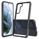 For Samsung Galaxy S21 FE 5G Shockproof Scratchproof TPU + Acrylic Protective Case(Black)
