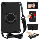 For Samsung Galaxy Tab A 8.0 2019 SM-T290 / SM-T295 Spider King EVA Protective Case with Adjustable Shoulder Strap & Holder(Black)