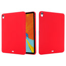 Solid Color Liquid Silicone Dropproof Full Coverage Protective Case For iPad Air 2020 10.9(Red)