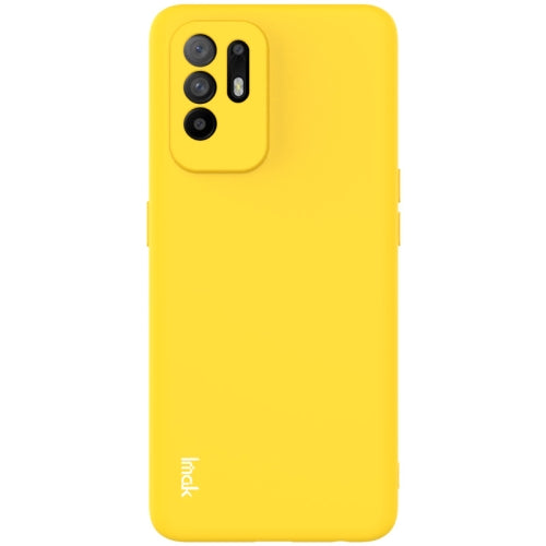 For OPPO F19 Pro+ 5G / Reno5 Z / A94 5G / A95 5G IMAK UC-2 Series Shockproof Full Coverage Soft TPU Case(Yellow)