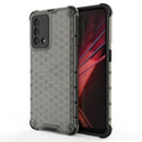 For OPPO K9 Shockproof Honeycomb PC + TPU Protective Case(Black)