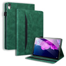 For Lenovo Tab P11 TB-J606F Business Shockproof Horizontal Flip Leather Case with Holder & Card Slots & Photo Frame & Pen Slot(Green)