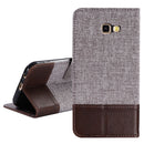 For Galaxy A7 (2017) MUXMA MX102 Horizontal Flip Canvas Leather Case with Stand & Card Slot & Wallet Function(Brown)