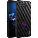 For Asus ROG Phone 5 IMAK LX-5 Series PC + TPU Protective Case with Screen Protector(Carbon Fiber Texture)