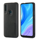 For Huawei Enjoy 10 Plus Diaobaolee Shockproof PU + TPU Protective Case(Black)