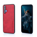 For Huawei Honor 20 Diaobaolee Shockproof PU + TPU Protective Case(Red)