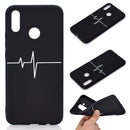 For Huawei Nova 3i Shockproof Stick Figure Pattern Soft TPU Protective Case(Heart Rate)