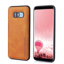 For Galaxy S8+ Diaobaolee Shockproof PU + TPU Protective Case(Yellow)