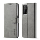For Xiaomi Redmi Note 10 5G / Poco M3 Pro LC.IMEEKE Calf Texture Horizontal Flip Leather Case with Holder & Card Slots & Wallet(Grey)