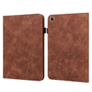 For Lenovo Tab M8 8505X Lace Flower Embossing Pattern Horizontal Flip Leather Case with Holder & Card Slots & Wallet & Photo Frame(Brown)