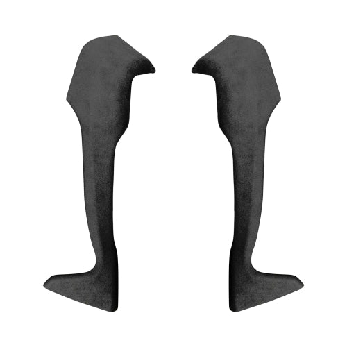 Car Suede Wrap Door Handle Frame Armrest Cover for Subaru BRZ / Toyota 86 2013-2020, Left and Right Drive Universal(Dark Grey)