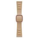 Modern Style Silicone Replacement Strap Watchband For Apple Watch Series 7 41mm / 6 & SE & 5 & 4 40mm / 3 & 2 & 1 38mm, Style:Rose Gold Buckle(Walnut)