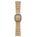Modern Style Silicone Replacement Strap Watchband For Apple Watch Series 7 41mm / 6 & SE & 5 & 4 40mm / 3 & 2 & 1 38mm, Style:Silver Buckle(Walnut)