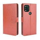 For Motorola Moto G Stylus 5G 2021 Crazy Horse Texture Horizontal Flip Leather Case with Holder & Card Slots & Lanyard(Brown)