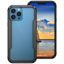 Armor Metal Clear PC + TPU Shockproof Case For iPhone 13 Pro Max(Black)