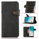 For Nokia C01 Core KHAZNEH Dual-Splicing Cowhide Texture Horizontal Flip Leather Case with Holder & Card Slots & Wallet & Photo Frame & Lanyard(Black)