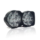 2 PCS L15 8-85V / 15W / 5000K / 1200LM Motorcycle / Car IPX4 Waterproof External LED Glare Spotlight Working Lamp