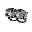 2 PCS U9 Plus 9-85V 30W Motorcycle / Car IP68 Waterproof External LED Glare Small Steel Cannon Lens Headlight Spotlight, Specification:A Suit