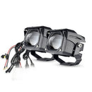2 PCS U9 Plus 9-85V 30W Motorcycle / Car IP68 Waterproof External LED Glare Small Steel Cannon Lens Headlight Spotlight, Specification:C Suit