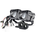 2 PCS U9 Plus 9-85V 30W Motorcycle / Car IP68 Waterproof External LED Glare Small Steel Cannon Lens Headlight Spotlight, Specification:D Suit