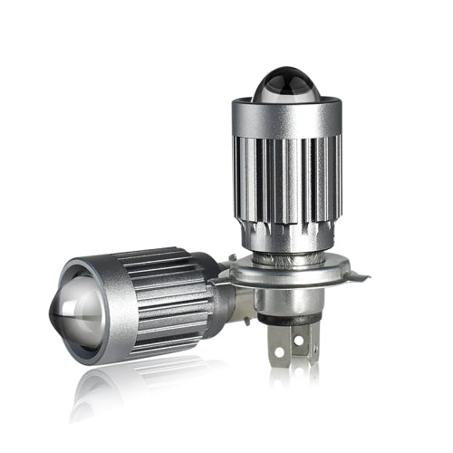 2 PCS V10 DC9V-85V 30W Motorcycle IP68 Waterproof Built-in LED Glare Small Steel Cannon Lens Headlight Spotlight, Specification:Dual Claws/ba20d/H6