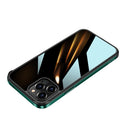 SULADA Shockproof Aviation Aluminum Metal Frame + Nano Glass + TPU Protective Case For iPhone 11(Dark Night Green)