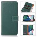 For Google Pixel 6 Litchi Texture PU + TPU Horizontal Flip Leather Case with Holder & Card Slots & Wallet(Dark Green)
