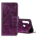For Xiaomi Redmi Note 8T Retro Crazy Horse Texture Horizontal Flip Leather Case with Holder & Card Slots & Photo Frame & Wallet(Purple)