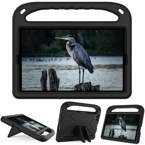 For Xiaomi Mi Pad 4 Plus & Samsung Galaxy Tab A 10.1 2019 SM-T510 / SM-T515 Handle Portable EVA Shockproof Protective Case with Triangle Holder(Black)