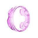 For Garmin Forerunner 735XT TPU Half-pack Candy Color Protective Case(Transparent Puprle)