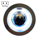 Living Room Desktop Decorations Magnetic Levitation Globe with LED Light, Plug Type:EU Plug(Silver Black)