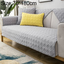 Four Seasons Universal Simple Modern Non-slip Full Coverage Sofa Cover, Size:70x180cm(Houndstooth Grey)