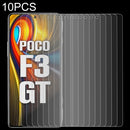 For Xiaomi Poco F3 GT 10 PCS 0.26mm 9H 2.5D Tempered Glass Film
