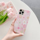Flower Pattern TPU Shockproof Protective Case For iPhone 12 mini(Pink)