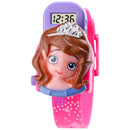 SKMEI 1752 Three-dimensional Cartoon Princess LED Digital Display Electronic Watch for Children(Rose Red)