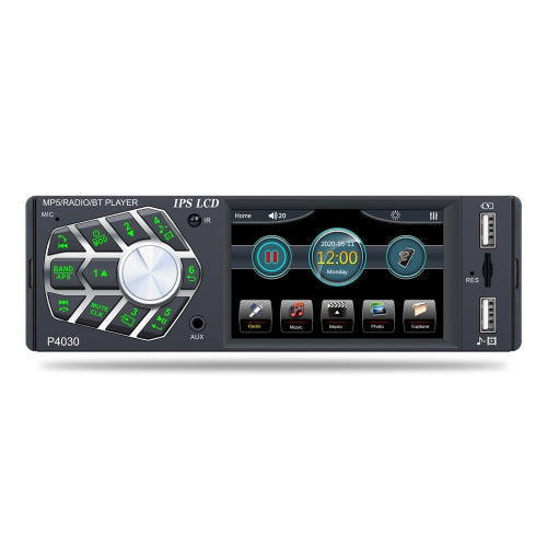 SWM-4030D HD 3.8 inch 12V Universal Car Radio Receiver MP5 Player, Support FM & Bluetooth & TF Card with Remote Control