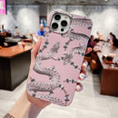 Natural Scenery Pattern TPU Protective Case For iPhone 11 Pro Max(Pink Snake)