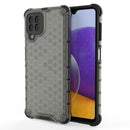 For Samsung Galaxy A22 4G Shockproof Honeycomb PC + TPU Protective Case(Black)