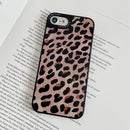 Mirror Series Classic Leopard Print Pattern Protective Case For iPhone 8 Plus / 7 Plus
