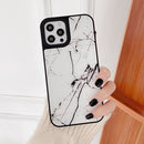 Mirror Series Marble Pattern Protective Case For iPhone 11 Pro Max(White)