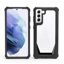 For Samsung Galaxy S21+ 5G Stellar Space PC + TPU 360 Degree All-inclusive Shockproof Case(Black)
