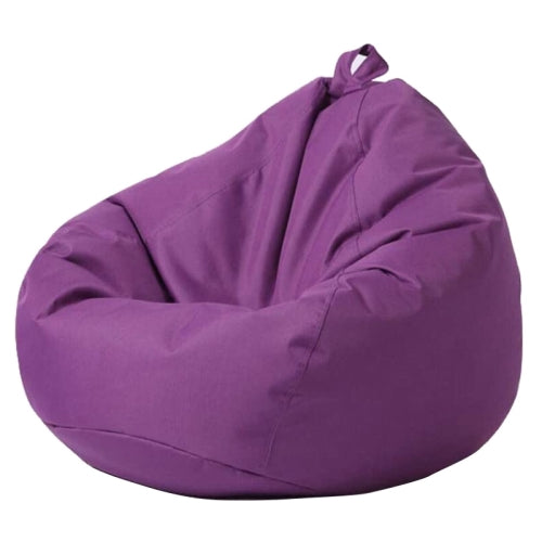 Oxford Cloth Waterproof Lazy Sofa Cover Bean Bag Cover, Size:85x105cm(Purple)