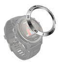 For Garmin Fenix 3/3 HR Smart Watch Steel Bezel Ring, A Version(Silver Ring Black Letter)