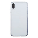 Transparent Stepless Fine Hole Glass Protective Case For iPhone X / XS