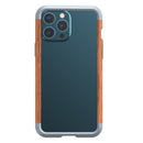 R-JUST Shockproof Iron + Wood Bumper Protective Case For iPhone 13 Pro Max