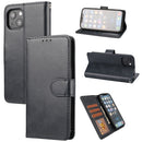Crazy Horse Texture Horizontal Flip PU Leather Case with Holder & Card Slots & Wallet & Photo Frame For iPhone 13(Dark Blue)