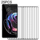 For Motorola Edge 20 Pro 25 PCS Full Glue Full Screen Tempered Glass Film