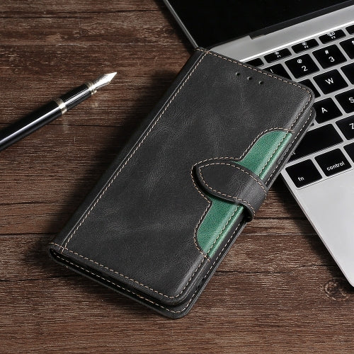 For Samsung Galaxy Quantum 2 Stitching Skin Feel Magnetic Buckle Horizontal Flip PU Leather Case with Holder & Card Slots & Wallet(Black)