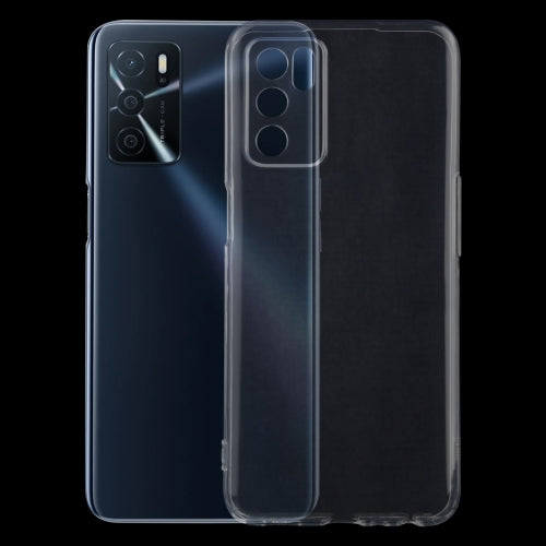 For OPPO A16 0.75mm Ultra-thin Transparent TPU Soft Protective Case