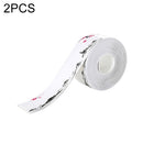 2 PCS Kitchen Mildewproof Waterproof Moisture-proof Tape Corner Line Sticker Seal, Style:White Single Fold(Water Ink Plum Blossom)